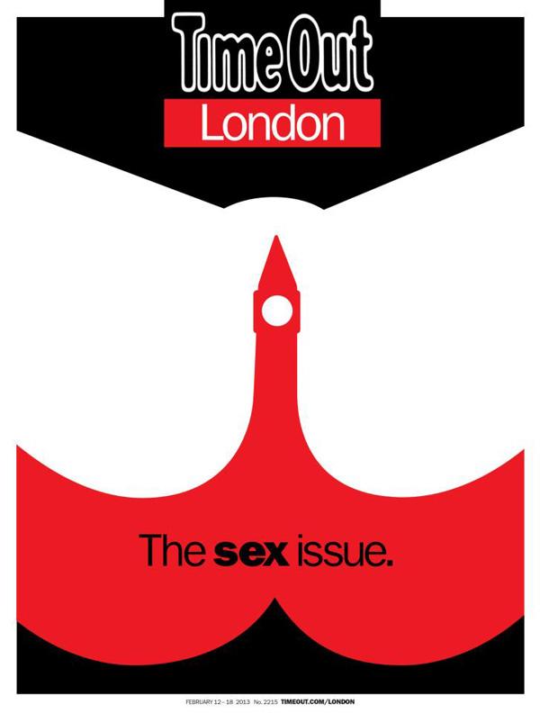 La couverture du Time Out London spécial sex