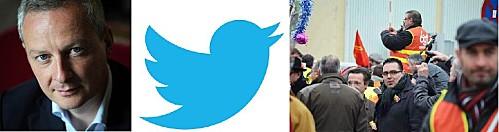 Twitter Bruno Le maire petroplus nicolas vincent