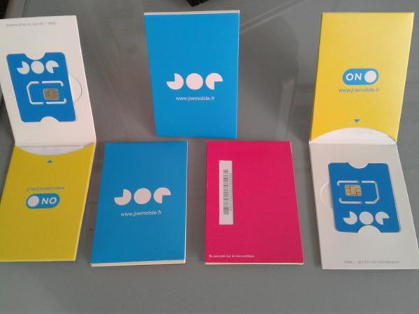 Joe Mobile Kit invitations SIM