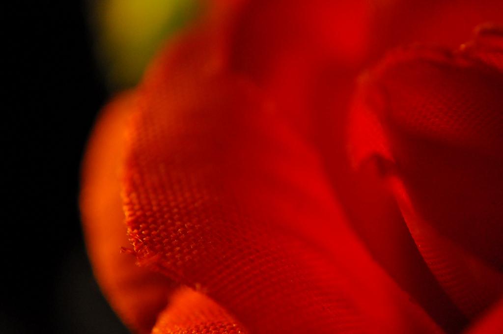 Fleur Tissu Rouge 5