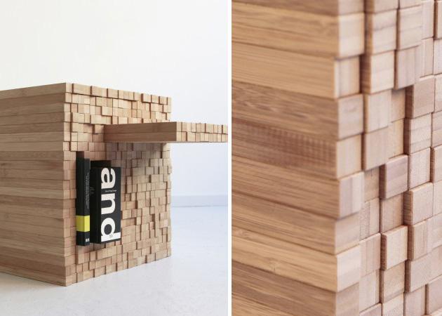 table basse modulable pixel par Intussen Studio