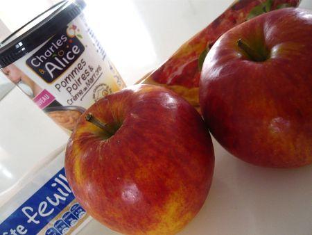 tarte feuilletee aux pommes compote charles et alice poire pomme creme de marron