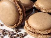 Macarons chocolat fleur grué cacao