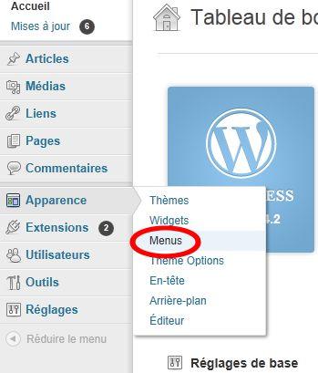 changer un onglet Home