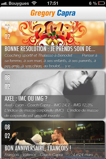 L'application Grégory Capra est maintenant disponible