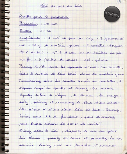 Le rôti de porc au lait de mamie Madeleine