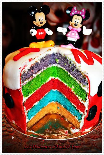 Gâteau rainbow 