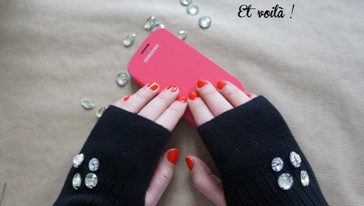 DIY # 1 : des mitaines à strass en 30 minutes