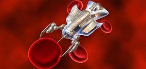 Représentation d'un nano robot.