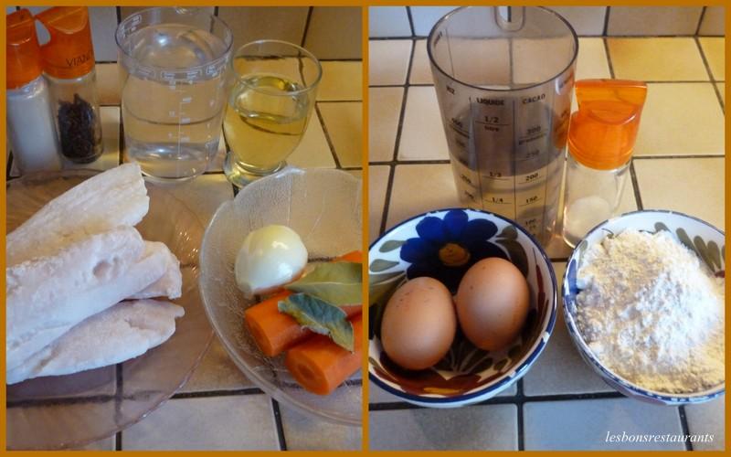 BEIGNETS D'AIGLEFIN À LA ROUILLE