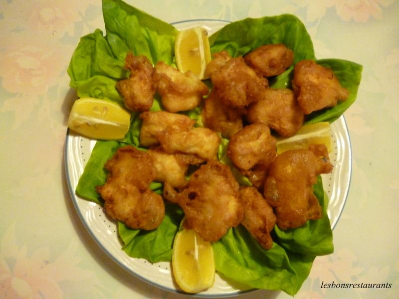 BEIGNETS D'AIGLEFIN À LA ROUILLE