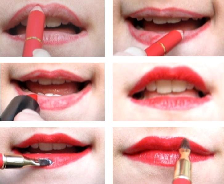 Ma technique pour des lèvres rouges