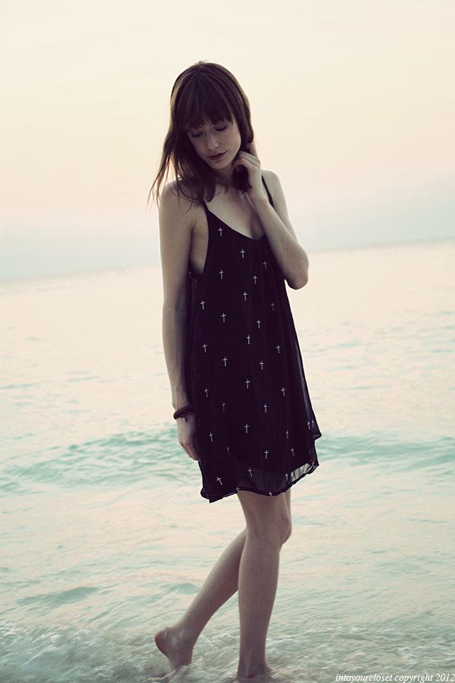 SUNSET DARK DRESS
