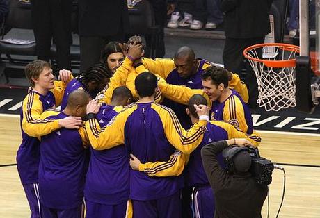 l'équipe de Los Angeles Lakers