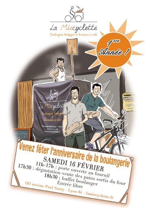 Pain bio : 1er anniversaire de la Miecylcette