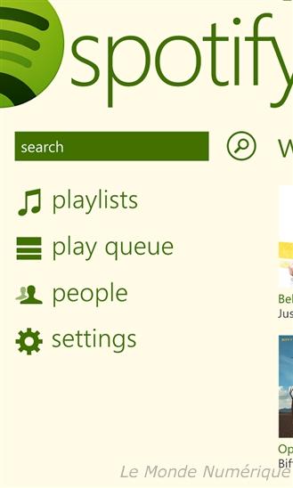 Spotify désormais disponible sous Windows Phone 8