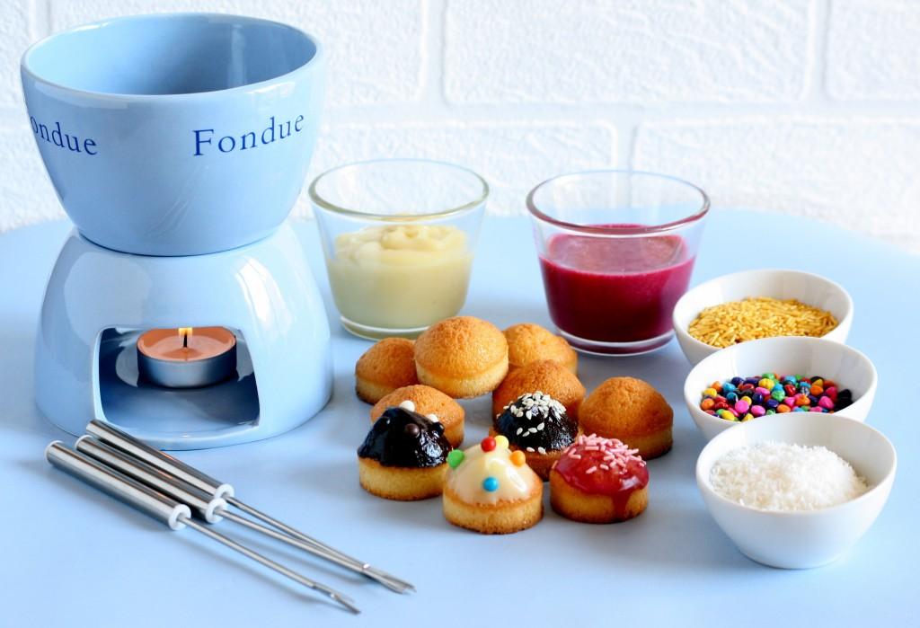 Fondue de cupcakes… idée de dessert convivial