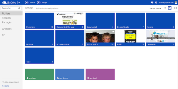 skydrive Microsoft SkyDrive: quelques nouveautés intéressantes