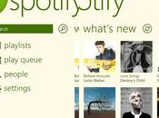Spotify débarque Windows Phone