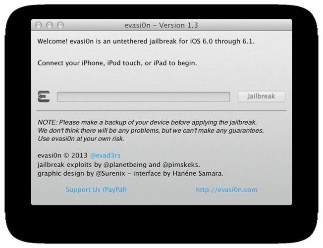 Le jailbreak iPhone - iPad iOS 6 Evasi0n s'améliore et passe en 1.3...