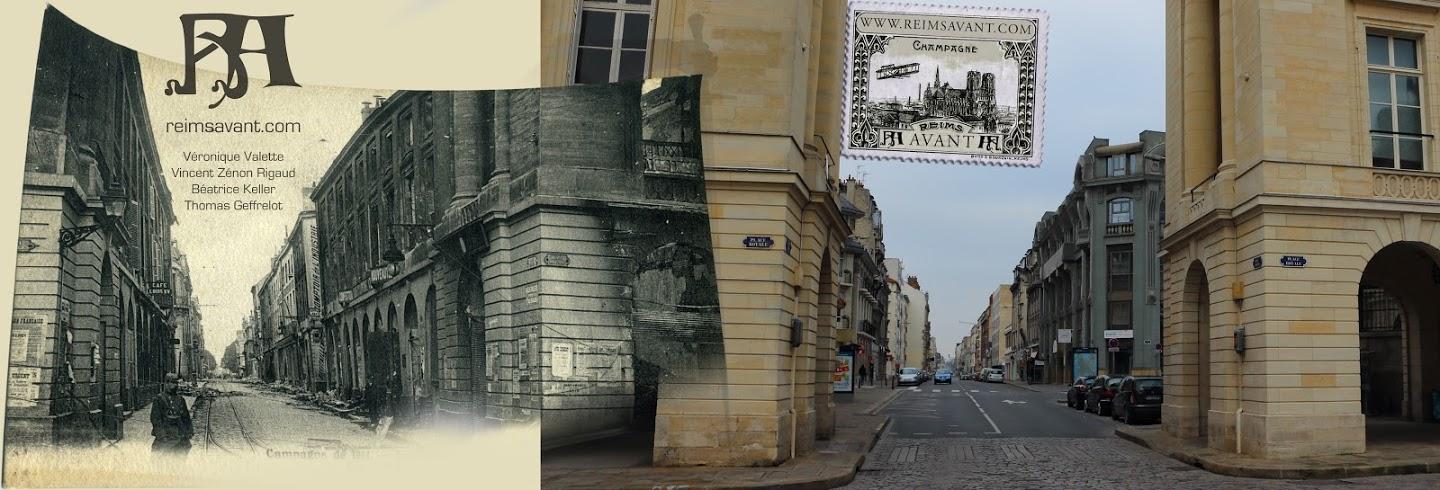 la rue Cérès, vue de la place Royale, en 1914 - 2013