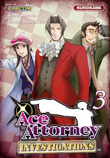 Manga: Ace Attorney Investigations Tome 3 Manga: Ace Attorney Investigations Tome 3