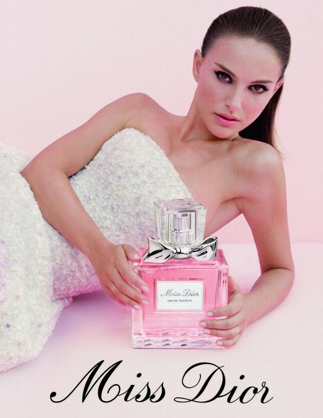 Eau De Toilette Miss Dior Chérie 2013 par Natalie Portman. - Paperblog