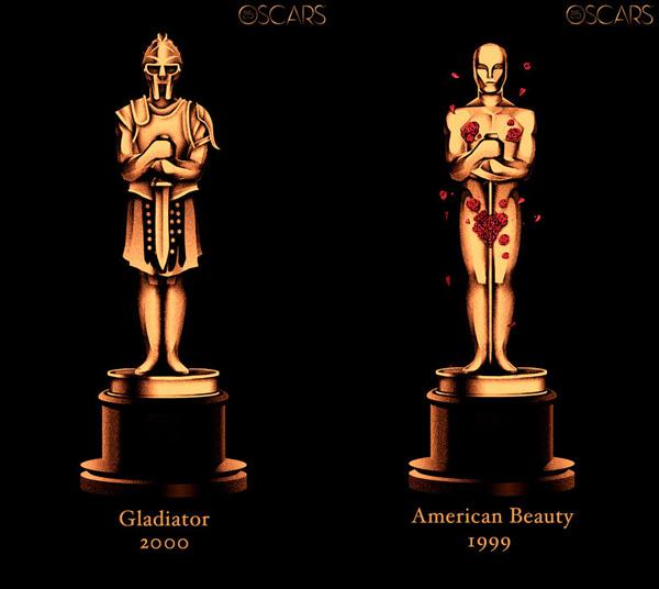 L’excellente affiche des Oscars 2013