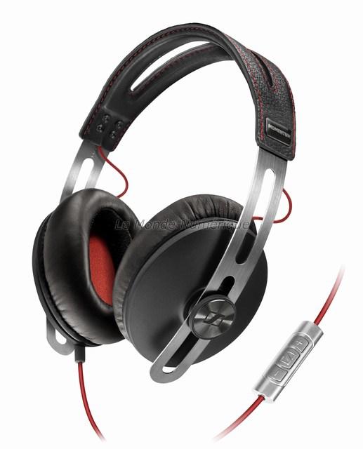 Nouveau casque Sennheiser Momentum Black, en rouge et noir