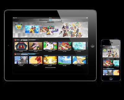 Pokémon: regardez-les tous, sur tablettes et smartphones