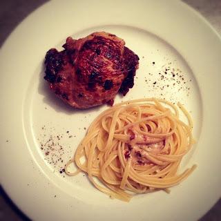 Escalope de veau farcie, pruneaux et coppa