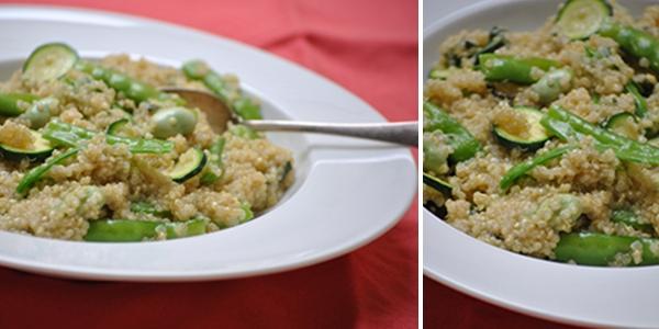 Quinoa primavera façon risotto
