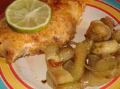 Poulet pané coco concombre