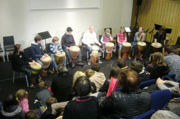 Le dimanche matin en musique à la médiathèque l'Odyssée de Lomme : les jeunes élèves de l'école de musique de Lomme montent sur scène (3)