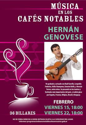 Quelques concerts de rentrée avant l'Europe pour Hernán Genovese [à l'affiche]