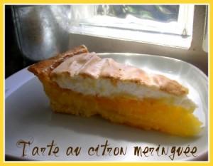 UN DESSERT DIVIN : LA TARTE AU CITRON MERINGUEE