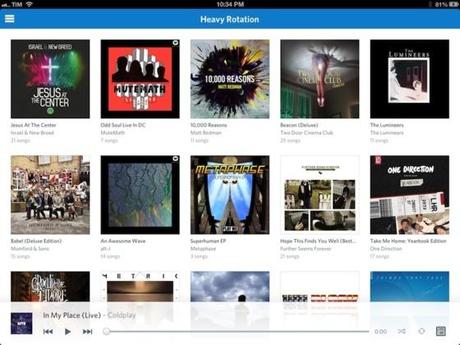 Rdio, la musique en streaming sur iPhone ajoute une fonction...