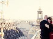 Yara Christopher séance photos couple, toits Paris (75)