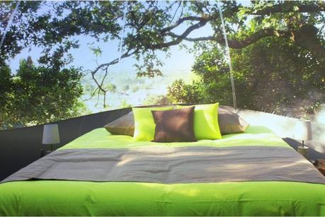 Dormir dans une bulle transparente