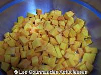 Tarte au Potimarron et Carottes