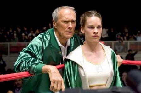 Clint Eastwood et Hilary Swank