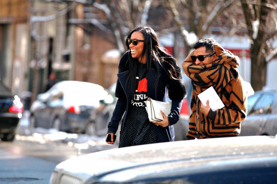 Street Look à la Fashion Week automne-hiver 2013-2014 à New York, Jour3