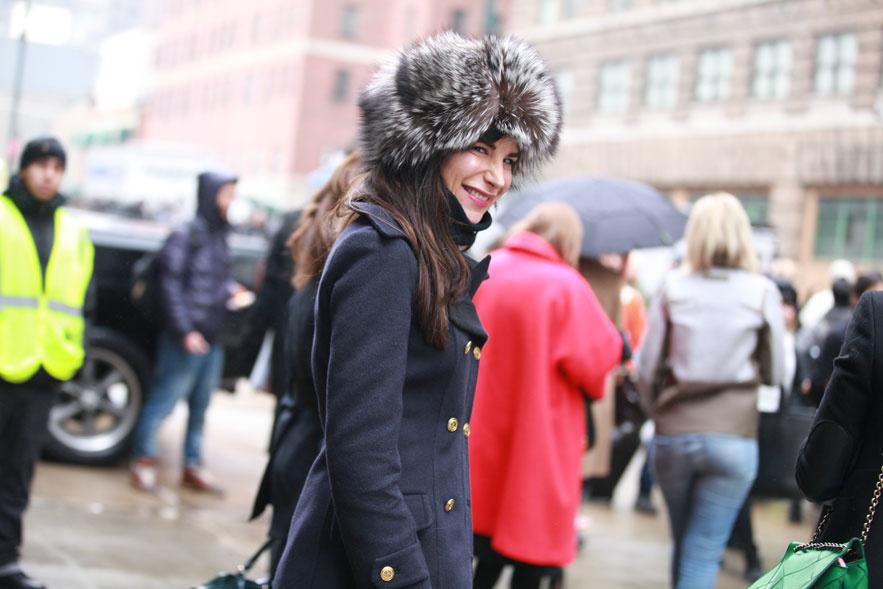 Street Look à la Fashion Week automne-hiver 2013-2014 à New York, Jour3