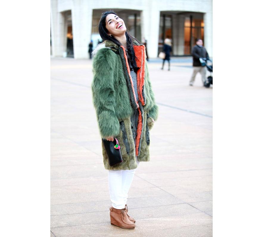 Street looks à la Fashion Week automne-hiver 2013-2014 à New York, Jour 2