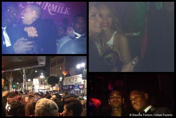 Photos exclusives : Rihanna et Chris Brown au club The Supper Club
