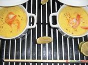 Soupe lait coco /curry crevettes