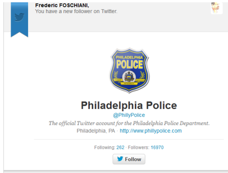 Preuve d'engagement de la Police de Philadelphie sur Twitter (2)