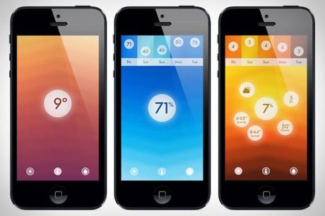 Haze, une nouvelle apps météo sur iPhone...