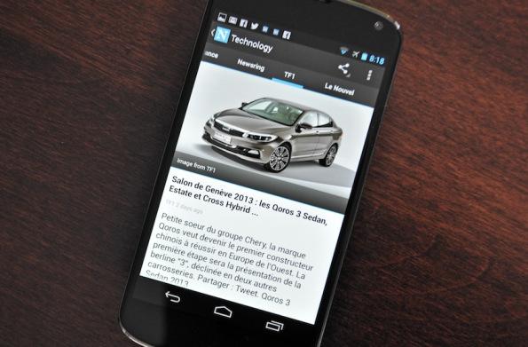 news android descary News, un client Google News pour Android
