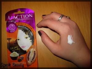 Masque visage au beurre de Karité L'Action - Cacao Crunchy dans Glossybox test-masque-laction-300x225